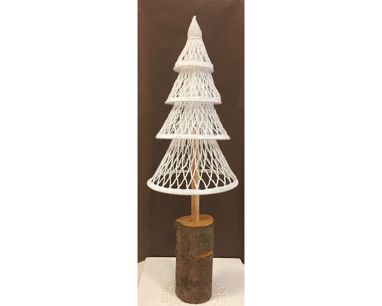 Gehaakte handgemaakte kerstboom